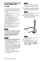 Предварительный просмотр 82 страницы Sony VPL-DX10 Quick Reference Manual