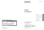 Sony VPL-DX126 VPL-DW126 Quick Reference Manual preview