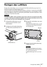 Preview for 107 page of Sony VPL-DX126 VPL-DW126 Quick Reference Manual