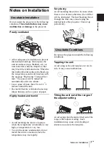 Preview for 7 page of Sony VPL-ES1 Operating Instructions Manual