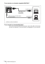 Preview for 118 page of Sony VPL-ES1 Operating Instructions Manual