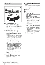 Preview for 10 page of Sony VPL ES3 - SVGA LCD Projector Operating Instructions Manual