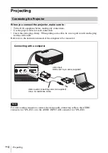 Preview for 18 page of Sony VPL-ES3 Quick Reference Manual