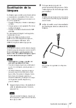 Preview for 51 page of Sony VPL-ES3 Quick Reference Manual