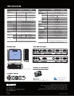 Preview for 4 page of Sony VPL-ES4 Brochure & Specs