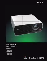 Preview for 1 page of Sony VPL-EW130 Specification Sheet