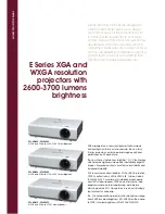 Предварительный просмотр 2 страницы Sony VPL-EW245 Brochure & Specs