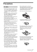 Предварительный просмотр 27 страницы Sony VPL-EW245 Quick Reference Manual