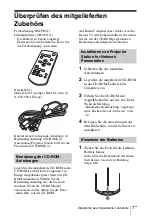 Preview for 85 page of Sony VPL-EW245 Quick Reference Manual