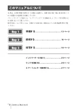 Предварительный просмотр 2 страницы Sony VPL-EW435 Quick Reference Manual