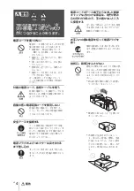 Предварительный просмотр 4 страницы Sony VPL-EW435 Quick Reference Manual