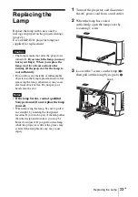 Предварительный просмотр 49 страницы Sony VPL-EW435 Quick Reference Manual