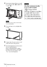 Предварительный просмотр 50 страницы Sony VPL-EW435 Quick Reference Manual