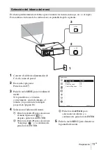 Предварительный просмотр 85 страницы Sony VPL-EW435 Quick Reference Manual