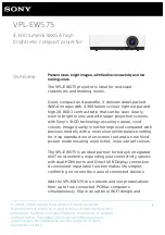 Sony VPL-EW575 Manual preview