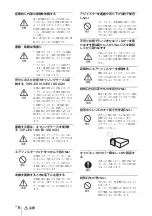 Preview for 6 page of Sony VPL-EX100 Quick Reference Manual