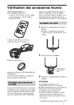 Preview for 43 page of Sony VPL-EX100 Quick Reference Manual