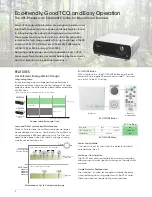 Preview for 2 page of Sony VPL-EX100 Specification Sheet