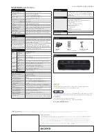 Предварительный просмотр 2 страницы Sony VPL-EX130 Specification Sheet