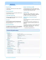 Preview for 2 page of Sony VPL-EX5PLUS Product Information