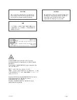 Preview for 3 page of Sony VPL-F420HZ Service Manual