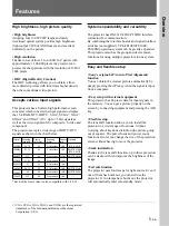 Preview for 5 page of Sony VPL-FE100E Operating Instructions Manual