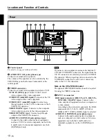 Preview for 10 page of Sony VPL-FE100E Operating Instructions Manual