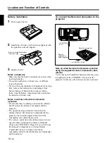 Preview for 14 page of Sony VPL-FE100E Operating Instructions Manual