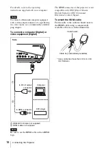 Предварительный просмотр 18 страницы Sony VPL-FE40/FE40L Operating Instructions Manual