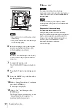 Предварительный просмотр 42 страницы Sony VPL-FE40/FE40L Operating Instructions Manual