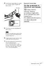 Предварительный просмотр 37 страницы Sony VPL-FH31 Quick Reference Manual