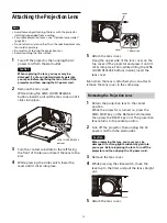 Preview for 13 page of Sony VPL-FHZ101 Operating Instructions Manual