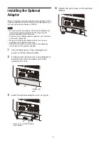 Preview for 15 page of Sony VPL-FHZ101 Operating Instructions Manual