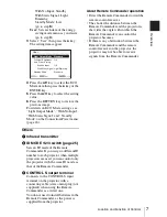 Preview for 7 page of Sony VPL-FHZ55 Operating Instructions Manual