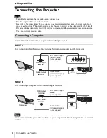 Preview for 8 page of Sony VPL-FHZ55 Operating Instructions Manual