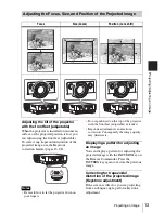 Preview for 13 page of Sony VPL-FHZ55 Operating Instructions Manual