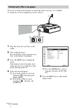 Предварительный просмотр 36 страницы Sony VPL-FHZ57 Quick Reference Manual