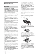 Предварительный просмотр 72 страницы Sony VPL-FHZ57 Quick Reference Manual