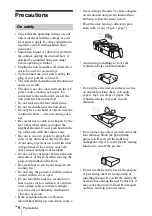 Предварительный просмотр 30 страницы Sony VPL-FHZ60 Quick Reference Manual