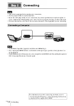 Предварительный просмотр 36 страницы Sony VPL-FHZ60 Quick Reference Manual