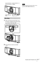 Предварительный просмотр 45 страницы Sony VPL-FHZ60 Quick Reference Manual