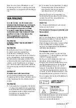 Предварительный просмотр 91 страницы Sony VPL-FHZ60 Quick Reference Manual