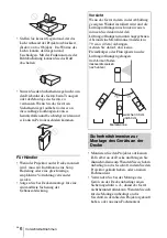 Предварительный просмотр 94 страницы Sony VPL-FHZ60 Quick Reference Manual