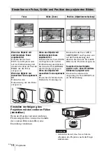 Предварительный просмотр 104 страницы Sony VPL-FHZ60 Quick Reference Manual