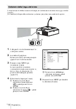 Предварительный просмотр 124 страницы Sony VPL-FHZ60 Quick Reference Manual