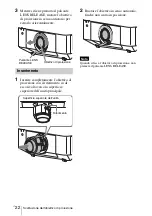 Предварительный просмотр 134 страницы Sony VPL-FHZ60 Quick Reference Manual