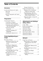 Preview for 2 page of Sony VPL-FHZ70 Operating Instructions Manual