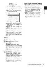 Preview for 7 page of Sony VPL-FHZ700 Operating Instructions Manual