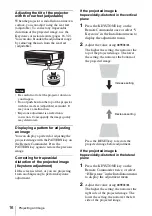 Preview for 16 page of Sony VPL-FHZ700 Operating Instructions Manual