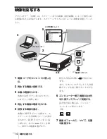 Preview for 14 page of Sony VPL-FHZ700L Quick Reference Manual